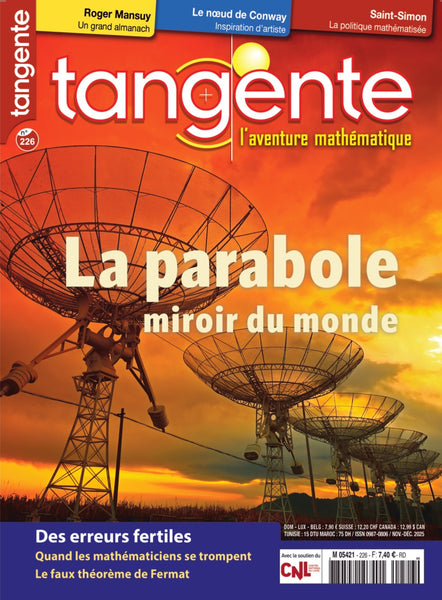 Tangente 226 - La parabole, miroir du monde