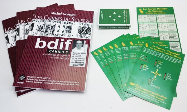 Pack cahier du Squeeze + fiches + jeu de cartes